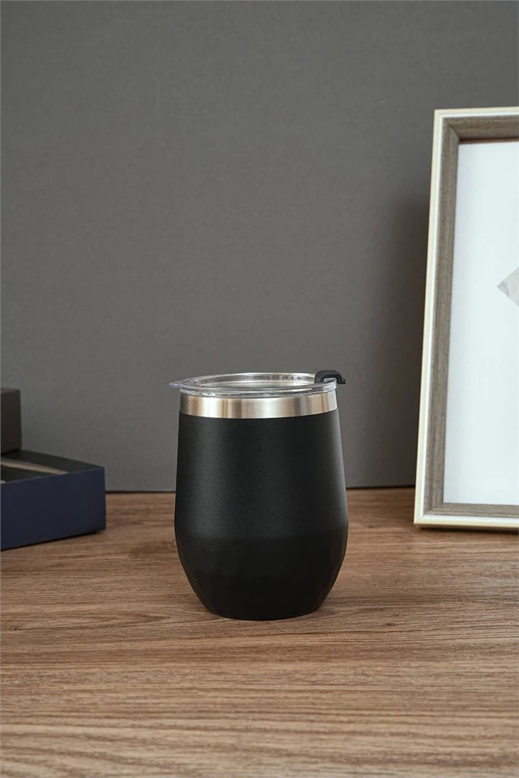 12oz Stainless Steel Double Wall Wine Tumbler