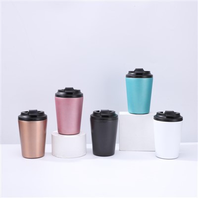 350ml Double Wall Stainless Steel Tumbler Vacuum Cup Office Coffee Mug
