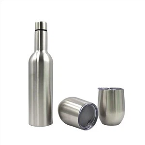 Stainless Steel Thermos Wine Bottle Set