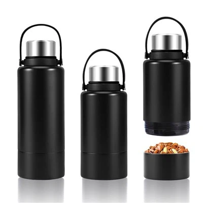 Travel Mug With Handle With Storage Container New Item 2023 Water Bottle